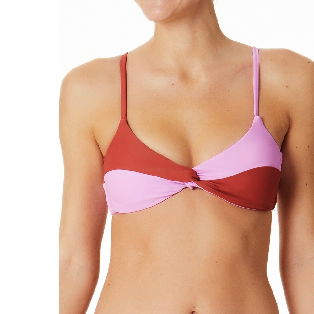 NWT No Boundaries Juniors Colorblock Bikini Top